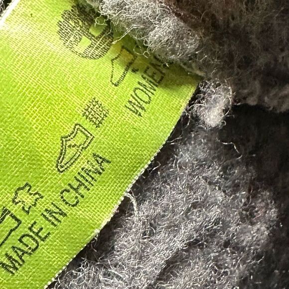 Timberland‎ Womens Boots Size 9.5 M Black Leather Suede Sherpa Lined 3824R - Picture 4 of 8